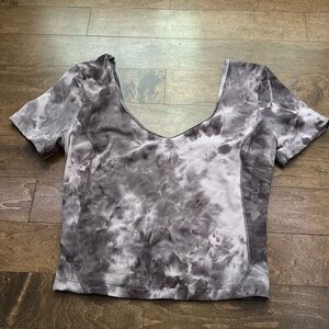 Size 4, tye dye, lululemon align top